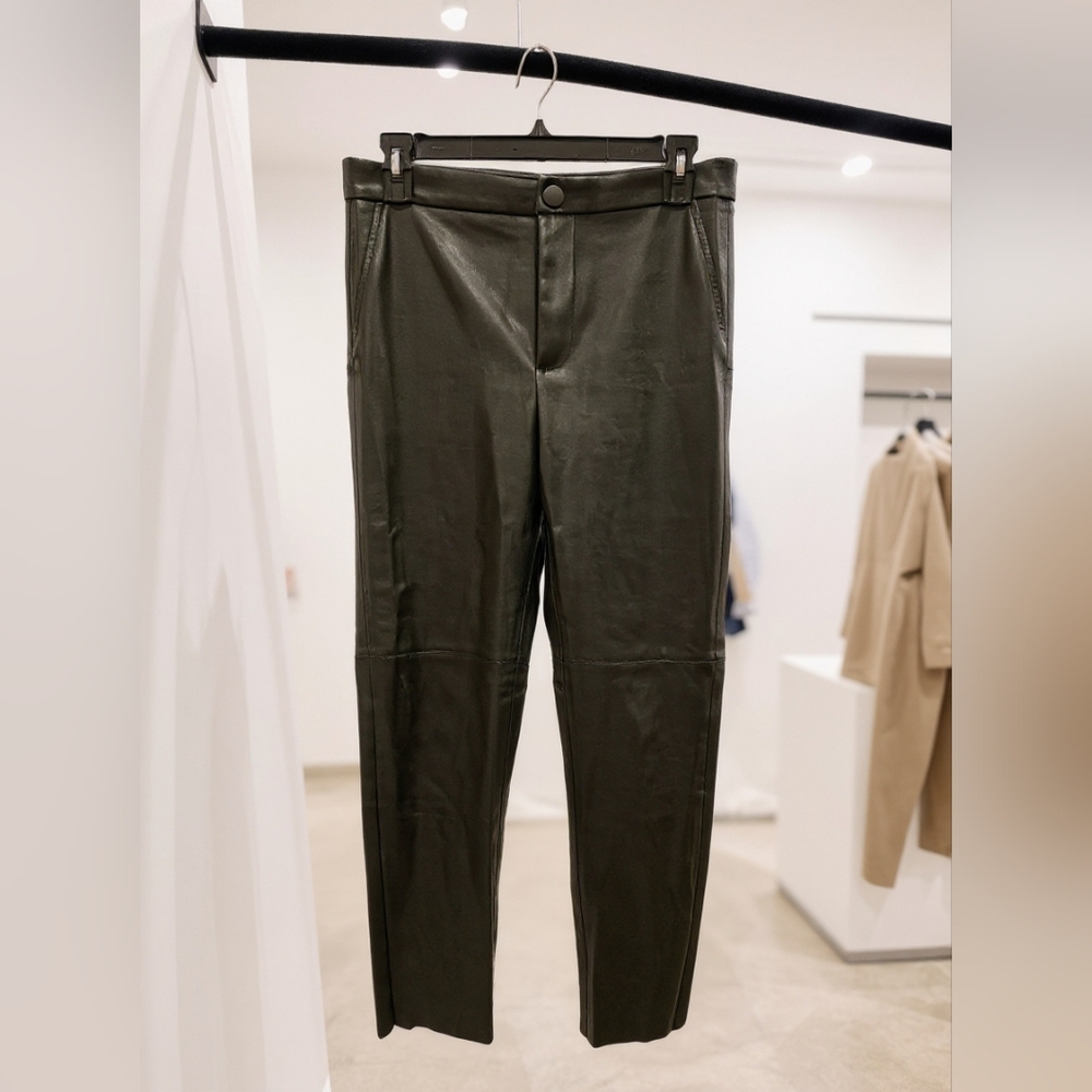 Zara Faux Leather Pants Sz Med